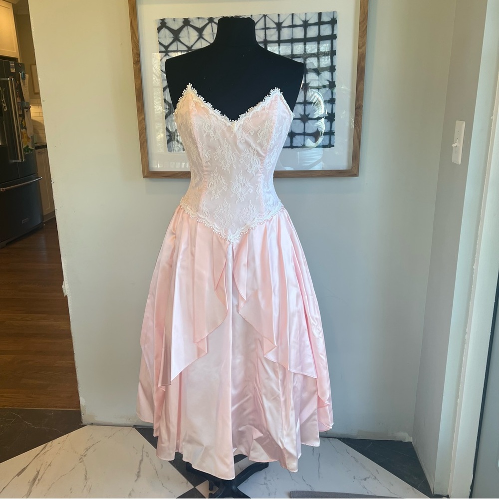 Gunne Sax Vintage 80s Prom Dress